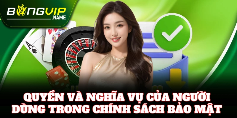 Chính sách bảo mật – Quyền và nghĩa vụ người dùng